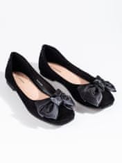 Amiatex Női balerina cipő 92951, fekete, 37
