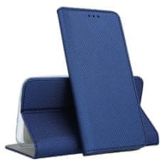 TKG Telefontok Honor 90 Lite 5G - kék mágneses szilikon keretes könyvtok