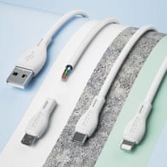 DUDAO A1SEU hálózati töltő USB 7.5W + kábel Micro USB, fehér