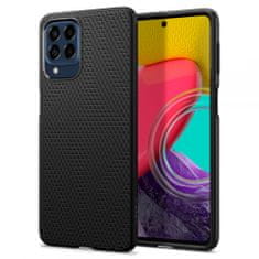 TKG Telefontok Samsung Galaxy M53 5G - SPIGEN Liquid Air Matt Fekete tok