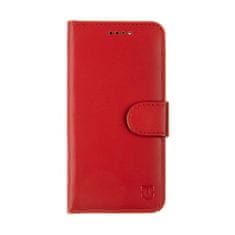 TKG Telefontok Samsung Galaxy A05s - Tactical Field piros szilikon keretes könyvtok mágneses ráhajtófüllel