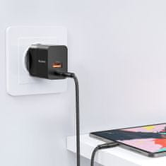 Mcdodo Telefontöltő, gyors, USB, USB-C, 20W, Iphone-hoz, univerzális, fekete, fekete Mcdodo CH-1951