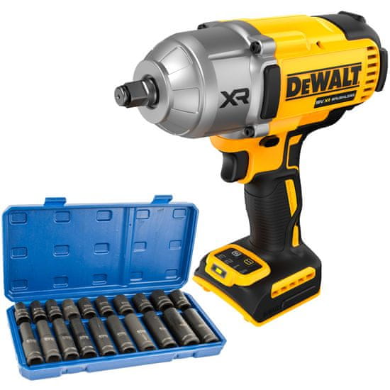 DeWalt Ütvecsavarozó 1355Nm 1/2' DCF900N + szerszám.