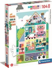 Clementoni Puzzle Home édes otthon MAXI 104 db