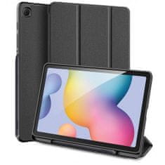 TKG Tablettok Samsung Galaxy Tab S6 Lite 2020 / 2022 / 2024 - DUXDUCIS DOMO fekete smart case tablet tok ceruza tartóval