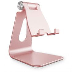 TKG TECH PROTECT Z4a - univerzális asztali fém telefontartó állvány, pink