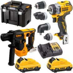 DeWalt Készlet DCD703 DCH072 12V 2x3Ah DCK2101L2T