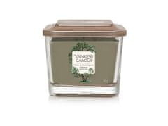 Yankee Candle Aromagyertya közepes szögletes Vetiver & fekete ciprus 347 g