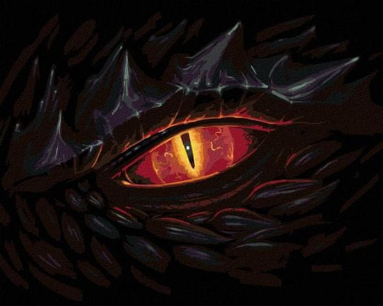 ZUTY Festmény szám szerint 40 x 50 cm - A sárkány szeme