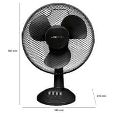 Clatronic VL 3602 BK asztali ventilátor fekete