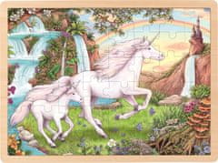 Goki Fa puzzle Unicorn 48 darab