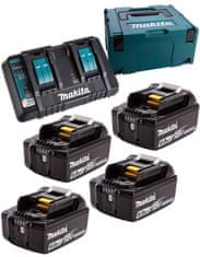 Makita DC18RD gyorstöltő + 6x BL1860B 6Ah