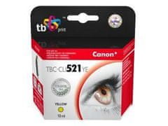 TB print Tintapatron TB kompatibilis. Canon CLI-521Y 100% új